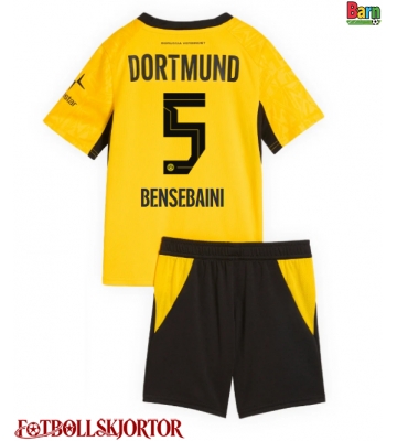 Borussia Dortmund Ramy Bensebaini #5 Hemmakläder Barn 2026-27 Kortärmad (+ Korta byxor)